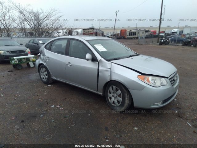 KMHDU46D99U663558 - 2009 HYUNDAI ELANTRA GLS/SE Silver photo 1