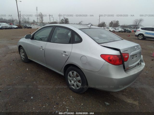 KMHDU46D99U663558 - 2009 HYUNDAI ELANTRA GLS/SE Silver photo 3