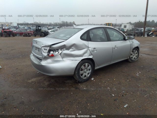 KMHDU46D99U663558 - 2009 HYUNDAI ELANTRA GLS/SE Silver photo 4