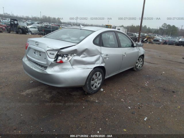 KMHDU46D99U663558 - 2009 HYUNDAI ELANTRA GLS/SE Silver photo 6