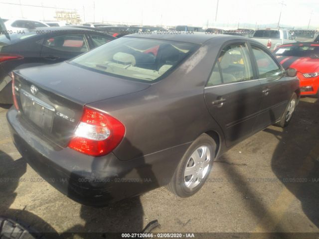 4T1BE32K54U799178 - 2004 TOYOTA CAMRY LE/XLE/SE Gray photo 4