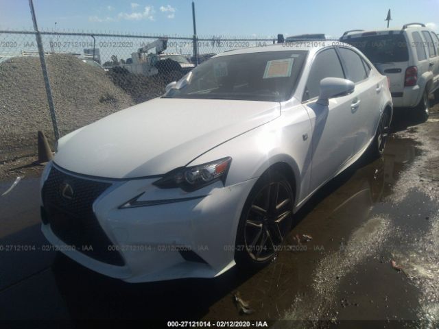 JTHBE1D23F5022693 - 2015 LEXUS IS 350 White photo 2