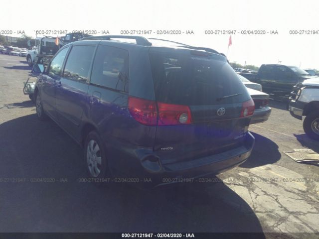 5TDZA23C76S506534 - 2006 TOYOTA SIENNA CE/LE Blue photo 3