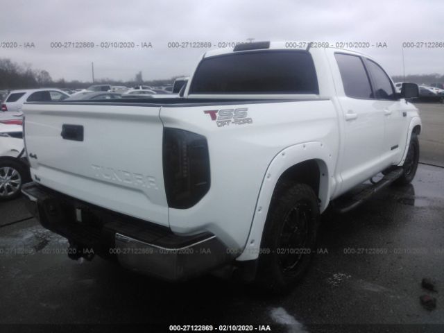 5TFDW5F1XFX445164 - 2015 TOYOTA TUNDRA CREWMAX SR5/TRD PRO White photo 4