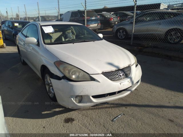 4T1CE30P95U512915 - 2005 TOYOTA CAMRY SOLARA SE/SLE White photo 1