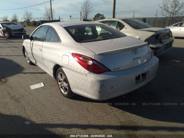 4T1CE30P95U512915 - 2005 TOYOTA CAMRY SOLARA SE/SLE White photo 3