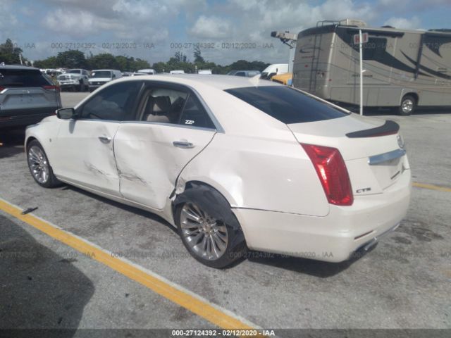 1G6AR5SX4E0176738 - 2014 CADILLAC CTS LUXURY COLLECTION White photo 3