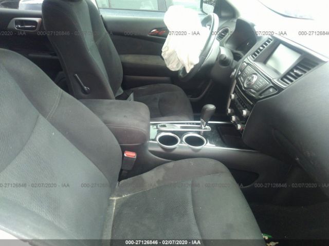 5N1AR2MN6FC721373 - 2015 NISSAN PATHFINDER S/SV/SL/PLATINUM Red photo 5