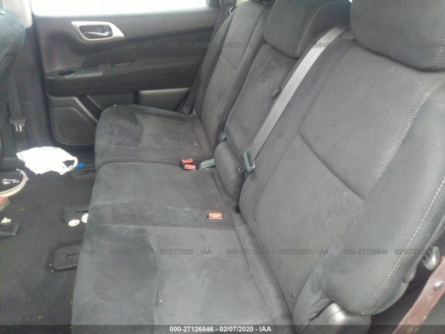 5N1AR2MN6FC721373 - 2015 NISSAN PATHFINDER S/SV/SL/PLATINUM Red photo 8