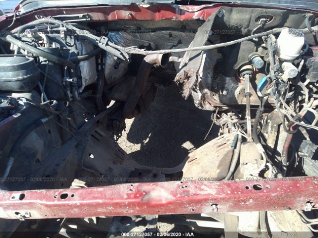 1FMSU43F0YED92590 - 2000 FORD EXCURSION LIMITED Red photo 10