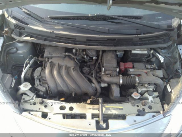 3N1CE2CP5FL368806 - 2015 NISSAN VERSA NOTE S/S PLUS/SV/SL/SR Gray photo 10
