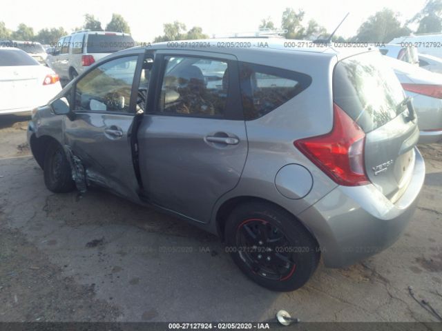 3N1CE2CP5FL368806 - 2015 NISSAN VERSA NOTE S/S PLUS/SV/SL/SR Gray photo 3
