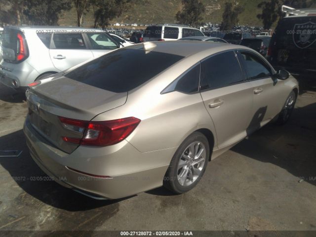 1HGCV1F12KA023377 - 2019 HONDA ACCORD LX Brown photo 4