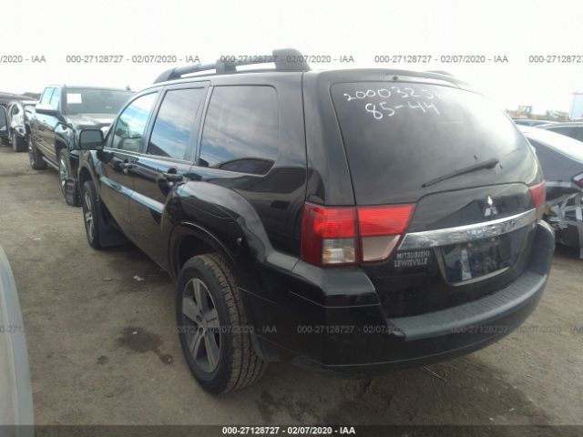 4A4JM3AS5AE011874 - 2010 MITSUBISHI ENDEAVOR SE Black photo 3