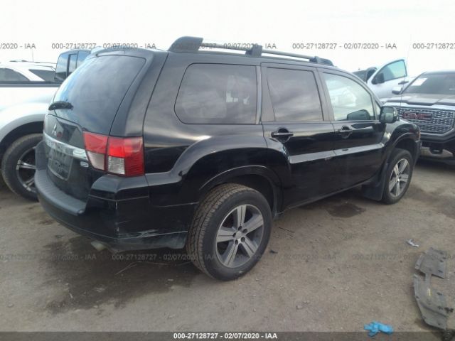 4A4JM3AS5AE011874 - 2010 MITSUBISHI ENDEAVOR SE Black photo 4