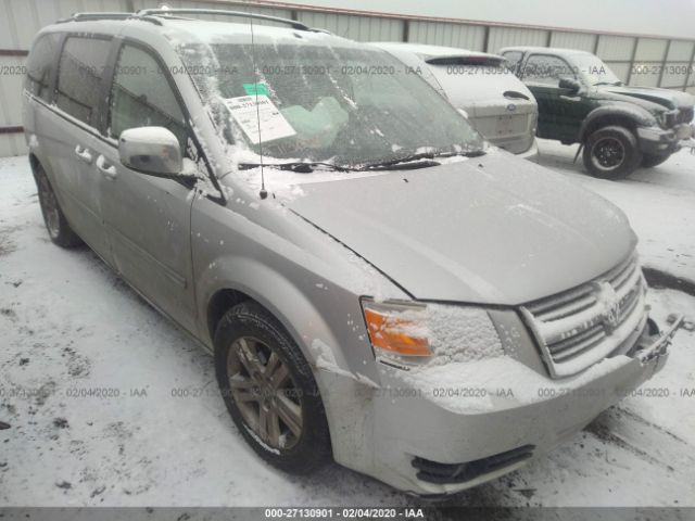 2D8HN54X58R693045 - 2008 DODGE GRAND CARAVAN SXT Silver photo 1