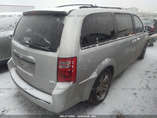 2D8HN54X58R693045 - 2008 DODGE GRAND CARAVAN SXT Silver photo 4