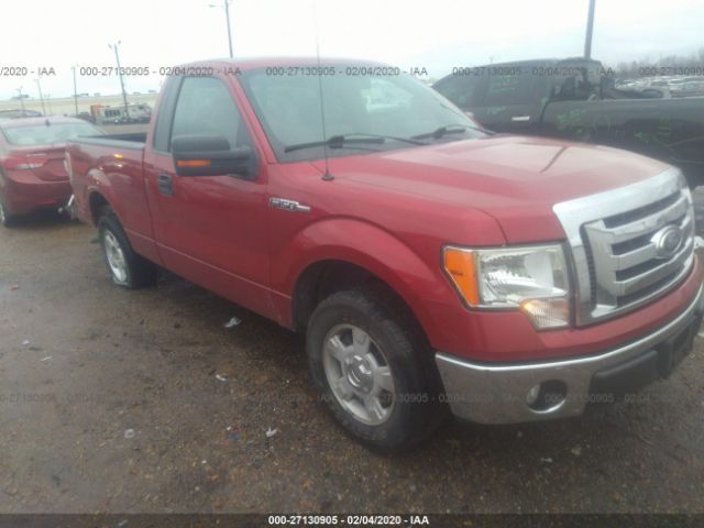 1FTMF1CW0AKA97146 - 2010 FORD F150  Red photo 1