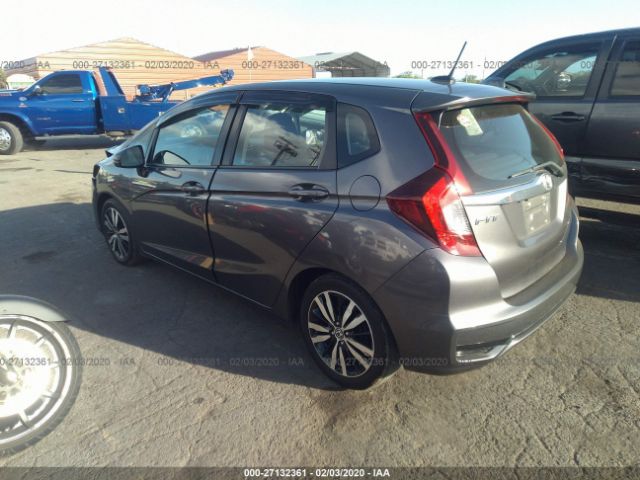 3HGGK5H84JM717761 - 2018 HONDA FIT EX/EXL Gray photo 3