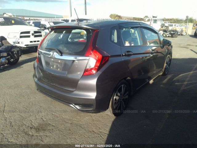 3HGGK5H84JM717761 - 2018 HONDA FIT EX/EXL Gray photo 4