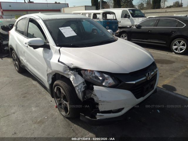 3CZRU5H50JM715961 - 2018 HONDA HR-V EX White photo 1