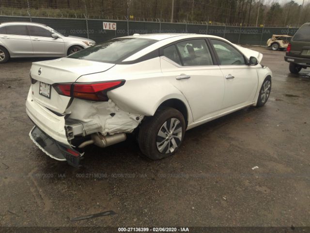 1N4BL4BV8LC121822 - 2020 NISSAN ALTIMA S White photo 4