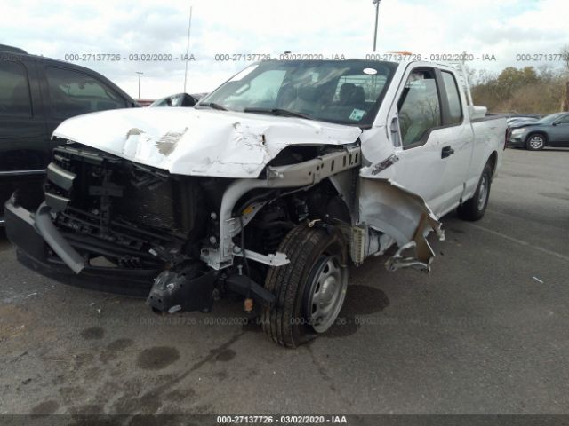 1FTEX1C59KKE96468 - 2019 FORD F150 SUPER CAB White photo 2