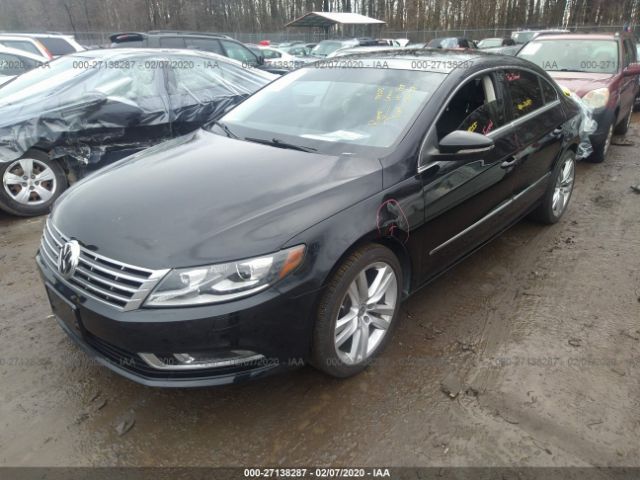 WVWRP7AN5DE535002 - 2013 VOLKSWAGEN CC LUXURY Black photo 2