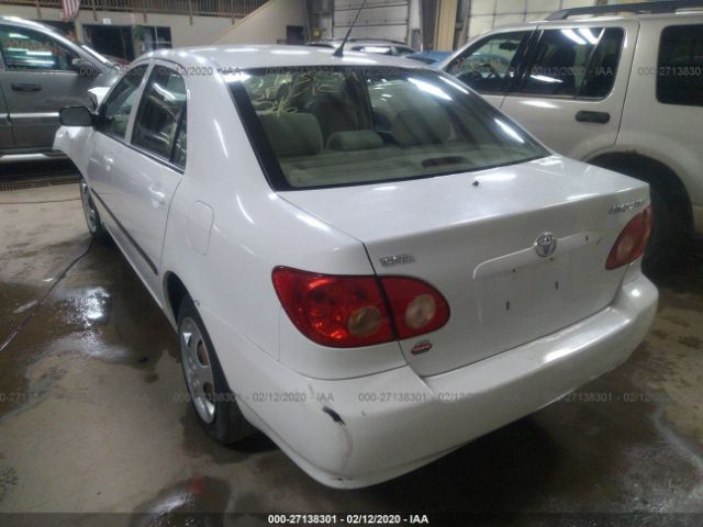 1NXBR32E26Z661843 - 2006 TOYOTA COROLLA CE/LE/S White photo 3