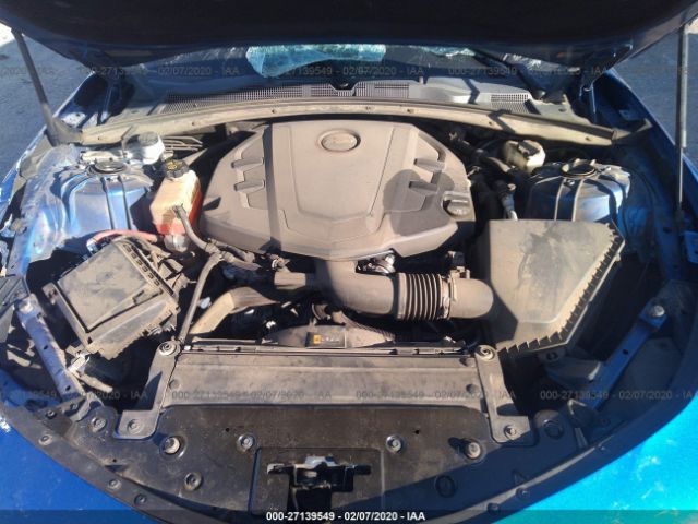 1G1FB1RS1G0177335 - 2016 CHEVROLET CAMARO LT Mavi foto 10