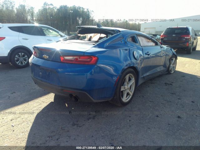 1G1FB1RS1G0177335 - 2016 CHEVROLET CAMARO LT Mavi foto 4