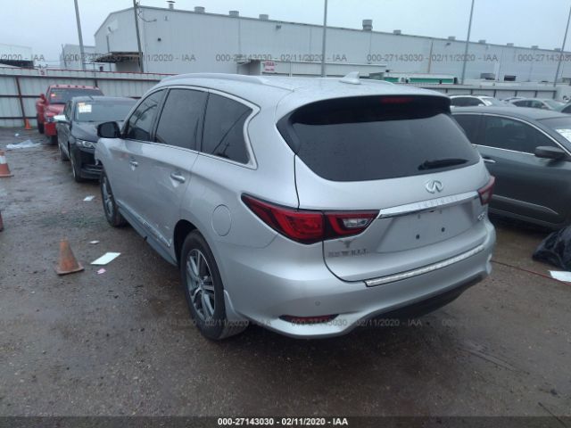 5N1DL0MN9LC506441 - 2020 INFINITI QX60 LUXE/PURE Silver photo 3