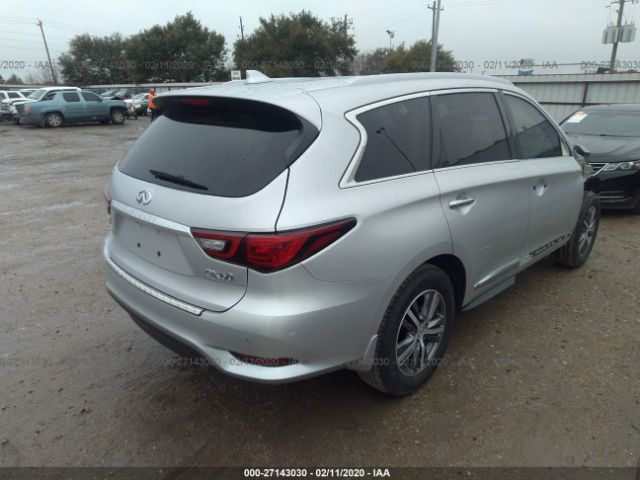 5N1DL0MN9LC506441 - 2020 INFINITI QX60 LUXE/PURE Silver photo 4