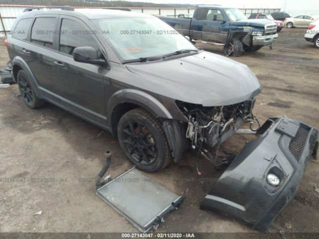 3C4PDCBG3FT592181 - 2015 DODGE JOURNEY SXT Gray photo 1