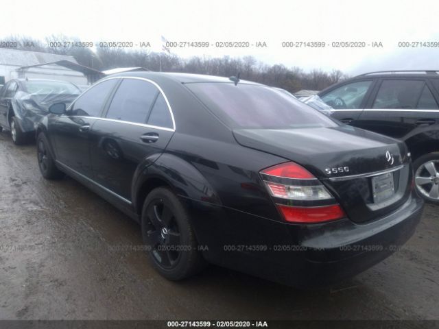 WDDNG86XX7A139728 - 2007 MERCEDES-BENZ S 550 4MATIC Black photo 3