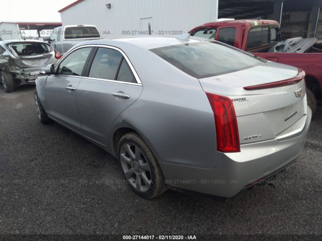 1G6AG5RX6F0126498 - 2015 CADILLAC ATS  Silver photo 3