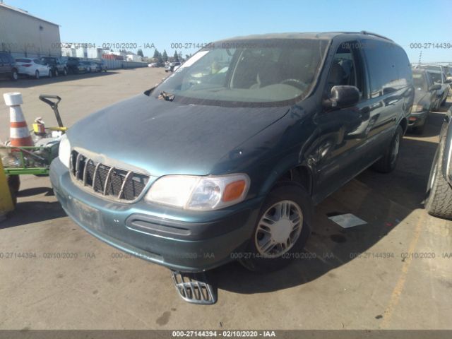 1GNDX06E3VD132564 - 1997 CHEVROLET VENTURE  Green photo 2