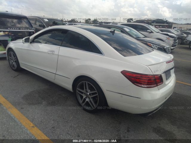 WDDKJ5KB9EF263342 - 2014 MERCEDES-BENZ E 350 White photo 3