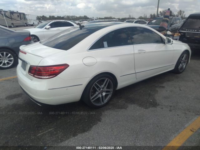 WDDKJ5KB9EF263342 - 2014 MERCEDES-BENZ E 350 White photo 4