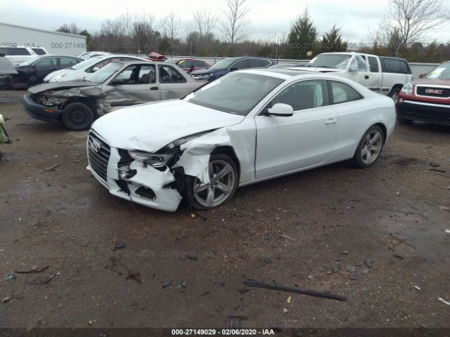 WAULFAFR8EA046309 - 2014 AUDI A5 PREMIUM PLUS White photo 6