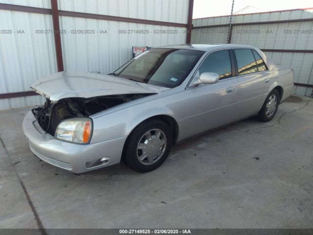 1G6KD54YX3U154371 - 2003 CADILLAC DEVILLE  Silver photo 2