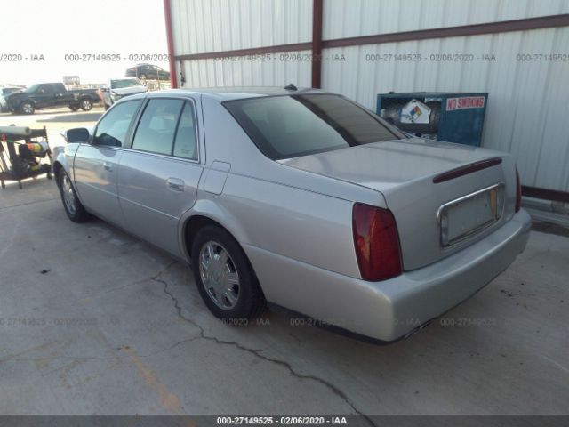 1G6KD54YX3U154371 - 2003 CADILLAC DEVILLE  Silver photo 3