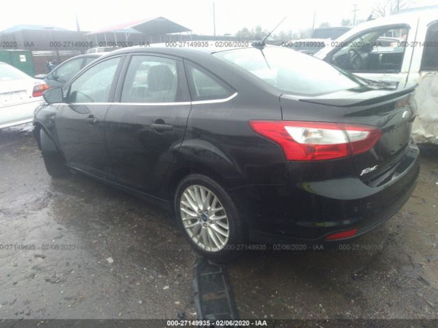 1FADP3J22DL223892 - 2013 FORD FOCUS TITANIUM Black photo 3