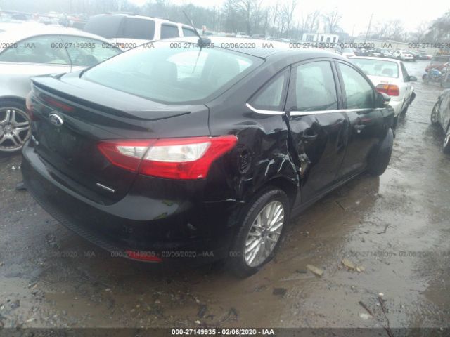 1FADP3J22DL223892 - 2013 FORD FOCUS TITANIUM Black photo 4