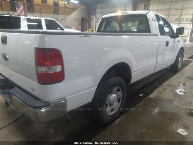 1FTRF12W65NB82679 - 2005 FORD F150  White photo 4