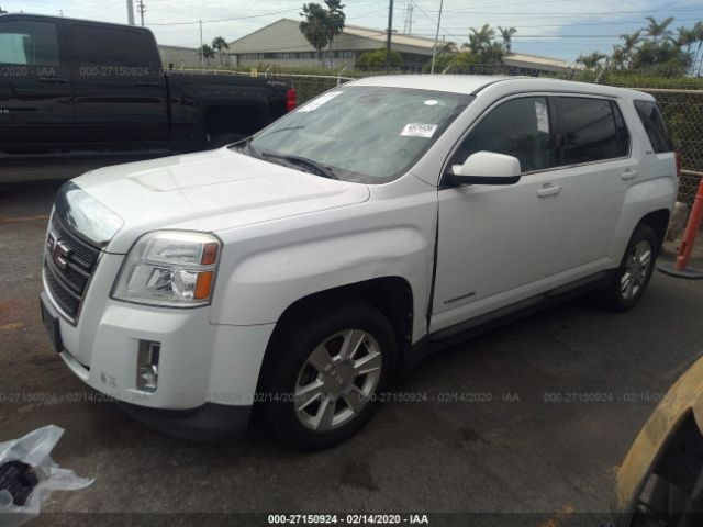 2GKALMEK4C6280874 - 2012 GMC TERRAIN SLE White photo 2