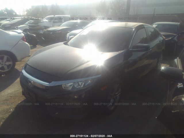 2HGFC2F50HH510566 - 2017 HONDA CIVIC LX Black photo 2