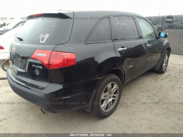 2HNYD28679H522588 - 2009 ACURA MDX TECHNOLOGY Black photo 4