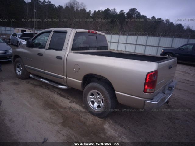 3D7HA18N62G185360 - 2002 DODGE RAM 1500  Beige photo 3