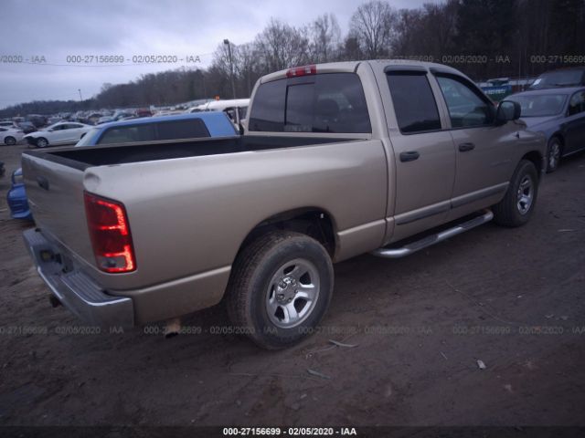 3D7HA18N62G185360 - 2002 DODGE RAM 1500  Beige photo 4